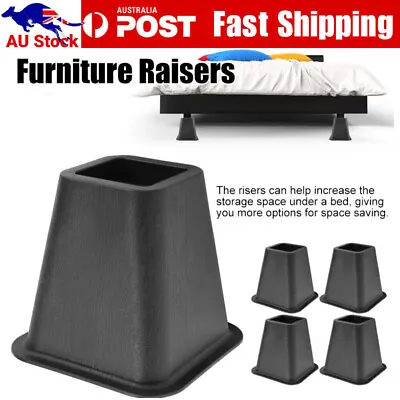 Furniture Risers 4 Piece Set Adjustable Bed Sofa Chair Riser Utopia Bedding • $17.99