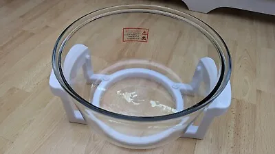 New Halogen Oven Glass Bowl And White Stand For 12L/17L Machine • £14.99