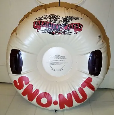 Vintage Snow Tube Inflatable Sled Sno-Nut Flexible Flyer Water Toy Inner Tube • $39.95