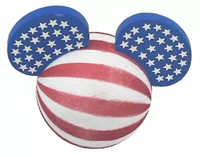 Disney Mickey Mouse Ears American Flag Patriotic Antenna Topper NEW / SEALED • $4.99