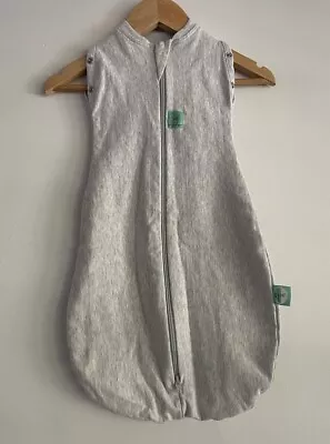 ERGOPOUCH Grey Swaddle Sleeping Bag 1.0 TOG Newborn Size 000 (0-3 Months) New • $29.95