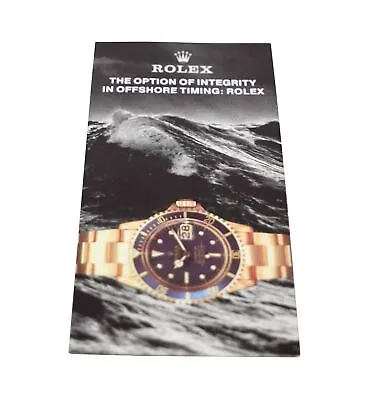 OEM VINTAGE Rolex Submariner 1680 5513 Sea-Dweller 16660 1665 ORIGINAL Brochure • $399