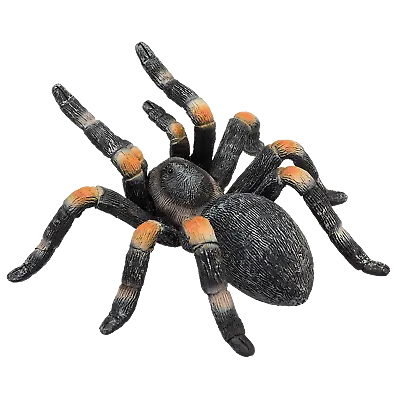 .Mojo RED KNEED TARANTULA Wild Zoo Animals Play Model Figure Toys Plastic Spider • £7.95