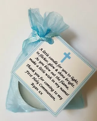 £5.99 • Buy FIRST HOLY COMMUNION CANDLE FAVOURS GIFTS - GUEST FAVOURS Christening / Baptism 