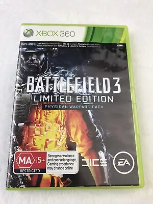 Battlefield 3 Limited Edition Xbox 360 Disks Mint PAL Free Postage • $8.99