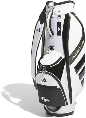 Adidas Golf Cart Caddy Bag 9 X 47 Inch 2.9kg Black White IKL13 • $330