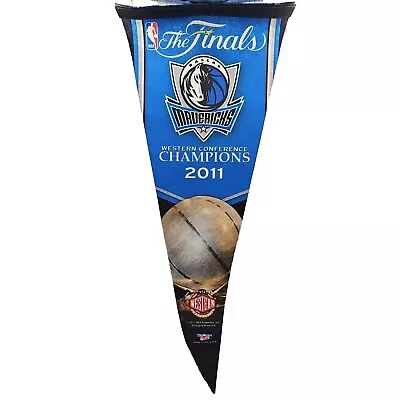 Dallas Mavericks 2011 NBA Western Conference Champions Pennant Finals Vertical • $19.99