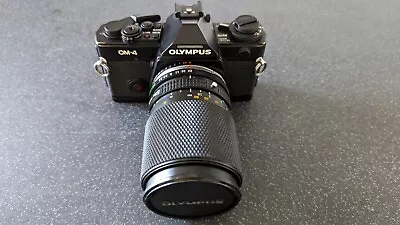 OLYMPUS OM-4 & OLYMPUS ZUIKO AUTO- ZOOM 35-105mm LENS • £89.99