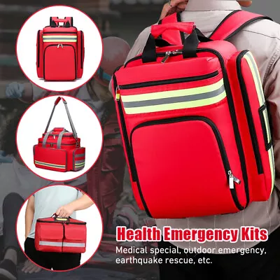 First Aid Medical Kits Emergency Rescue Backpacks Large Capacity Storage Bag NEW • $62.27