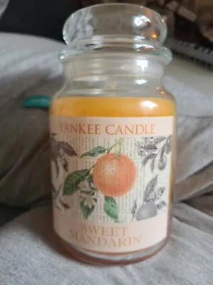 Yankee Candle Sweet Mandarin  Large Vhtf Super Rare Retired Limited Edition • £28