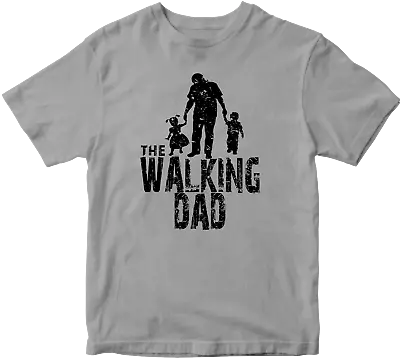 The Walking Dad T-shirt Daddy Papa Father Day Zombie Parody Funny Gift Tee Top • £7.99