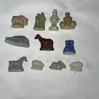 Wade Whimsies Lot Of 11 Red Rise Tea Leprechaun Strong Man Animals+ • $7.98