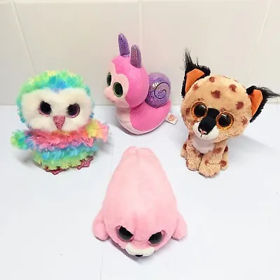 Ty Beanie Boo Bundle Lot Of 4 Soft Toys • $20