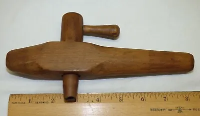 Vtg 8 1/8  Wooden Barrel Bung Vtg Wine Cask Beer Keg Spigot Spout Tap Faucet L • $10