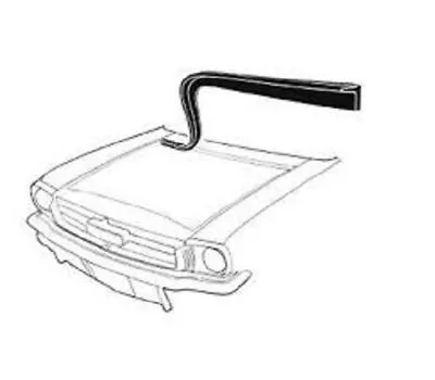 1964 1965 1966 Ford Mustang Hood To Cowl Firewall Weatherstrip Seal W/ Clips NEW • $12.15