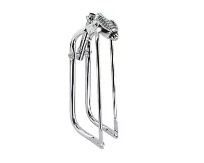 Genuine 20  Vintage Lowrider Bicycle Steel Spring Fork 1 Inch In Chrome. • $93.99