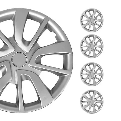 15  Set Of 4x Wheel Covers For Mercedes Benz Hub Caps Fit R15 Steel Rim Silver • $64.90