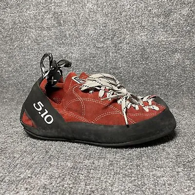5.10 Climbing Shoes Mens 8.5 / Womens 10 Red Black Made In USA • $42.46