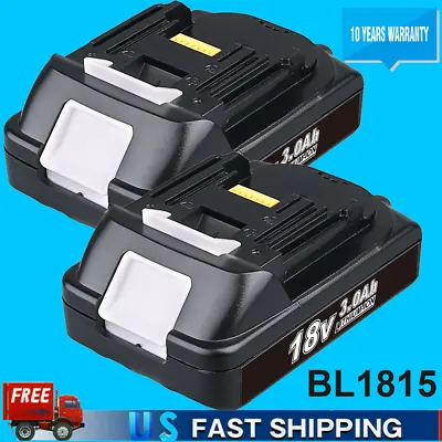 2PACK For Makita 18V 3.0Ah Lithium Ion Battery LXT MTL1805 BL1815 BL1830 BL1850 • $17.09
