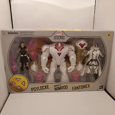 Marvel Legends Amazon Exclusive Nimrod Psylocke Fantomex 3 Pack SEALED X-MEN • $79.99