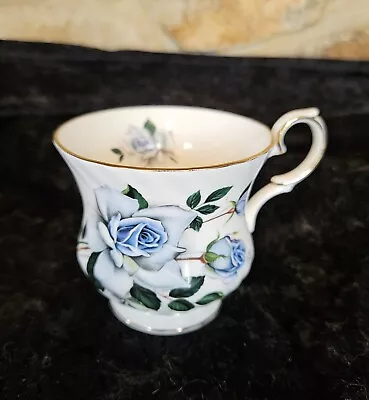 Vintage Elizabethan Blue Roses Fine Bone China Tea Cup From England • $8