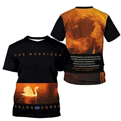 TA-150 Van Morrison Avalon Sunset T-Shirt US Size S-5XL Gift For Fans • $21.95
