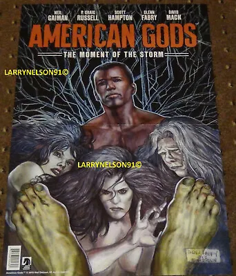 American Gods Poster Fight Club Dark Horse Comics Neil Gaiman David Mack Stewart • $9.99