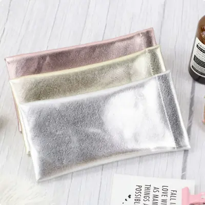 Metallic Press Pouch  Silver Gold Pink Sunglasses Glasses Spectacle Case 700 • £4.99