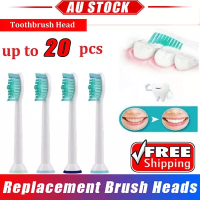 Electric Toothbrush Heads Replacement For Philips Sonicare HX6014 Soft Brush • $10.49