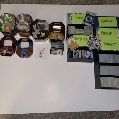 $0.99 • Buy 600+ Pokemon Card Bulk Lot Trading Card Game-Mix + Code, Reverse Holo, Energy