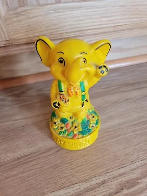 Vintage Elephant Piggy Bank Penny Pinchers Yellow Bankers Systems Inc Minnesota • $15