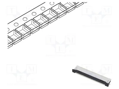 Vertical Pin: 40 Terminal Connector: Ffc (FPC) Saucers Contacts Zif • £40.25