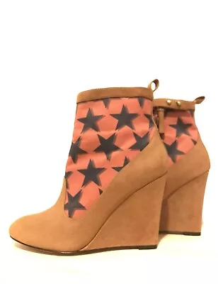 Vivienne Westwood ANGLOMANIA Leather Star Boot Sz 38 US 7 • $140