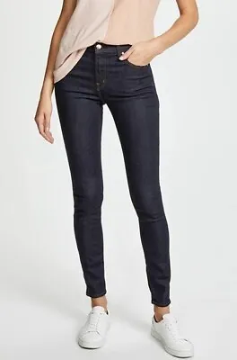 J BRAND After Dark Blue Wash MARIA High-Rise Skinny Stretchy Jeans 24 • $22.99