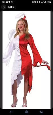 $24.95 • Buy Naughty And Nice Devil And Angel Adult Costume