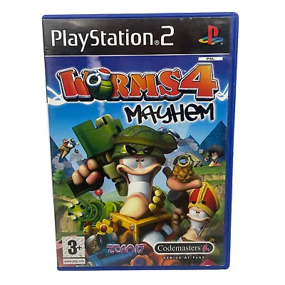 $13.90 • Buy Worms 4 Mayhem *Complete* Sony PS2 PAL