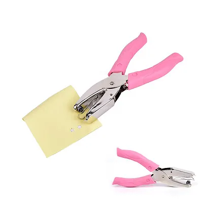 1/4  Star Hole Punch Pliers For Cushion Comfort Ergonomic Paper Hand Punche-'h • $9.35