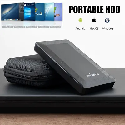 2.5 3.5 Inch External Hard Drive Mobile HDD Plug And Play For PC Laptop Mac • £39.89