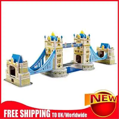 Paper London Bridge Model Puzzle 3D DIY Jigsaw Children Educational Toys • £5.69