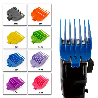 10PCS Hair Clipper Limit Comb Guide Trimmer Guards Attachment Barber Universal • £5.89