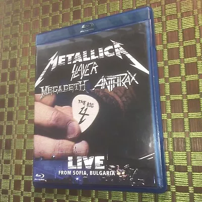 Metallica Slayer Megadeth: ￼The Big 4 Live From Sofia Bulgaria (Blu-ray 2010) • $45