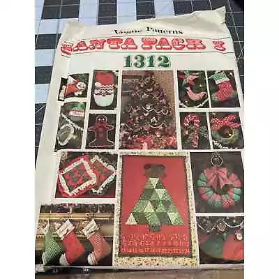 Vogue Sewing Pattern Santa Pack 1 1312 Uncut Christmas Vintage Crafts Home Decor • $14.95
