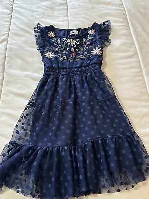 Girl’s Girls Size 4T 4 Toddler Epic Threads Embroidered Long Dress Outfit • $6.50
