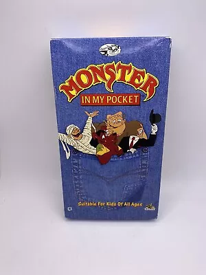 VTG Monster In My Pocket VHS Movie Schnozzes Comedy Family Kid Animated Kidmark • $29.99