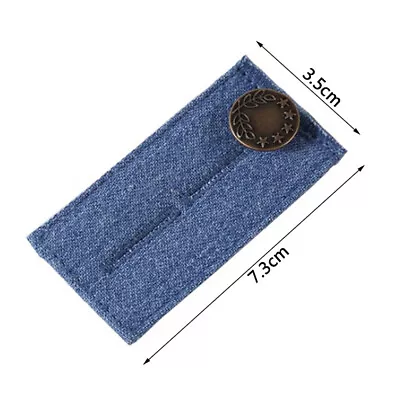 4pcs Jeans Button Waistband Belt Adjustable Waist Extender Maternity Washab* ZSY • £5.47