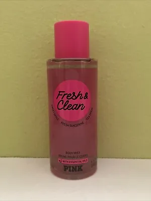 (1) Victoria's Secret PINK FRESH & CLEAN Body Mist W/Essential Oils 8.4oz NEW • $16.95