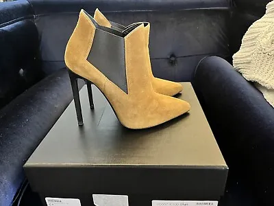 Women’s Saint Laurent Paris Ankle Boots Timberland Style $1000+ 7.5 US 37.5 EU • $260