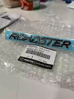 MAZDA Genuine OEM ROADSTAR MX-5 MIATA ND5RC Rear Emblem Decal Badge  ROADSTAR  • $41.50