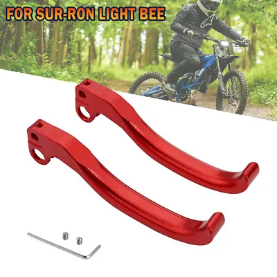 For Sur-Ron MX And X Bike Light Bee CNC BILLET Pivot Short Brake & Clutch Levers • $17.99