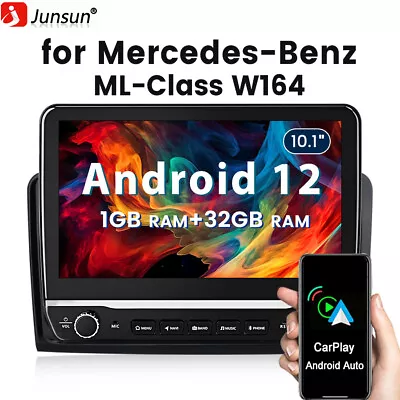 10.1 Multimedia Carplay Radio WIFI NAVI For Benz W164 2005-2012 1+32G SWC Stereo • $159.99